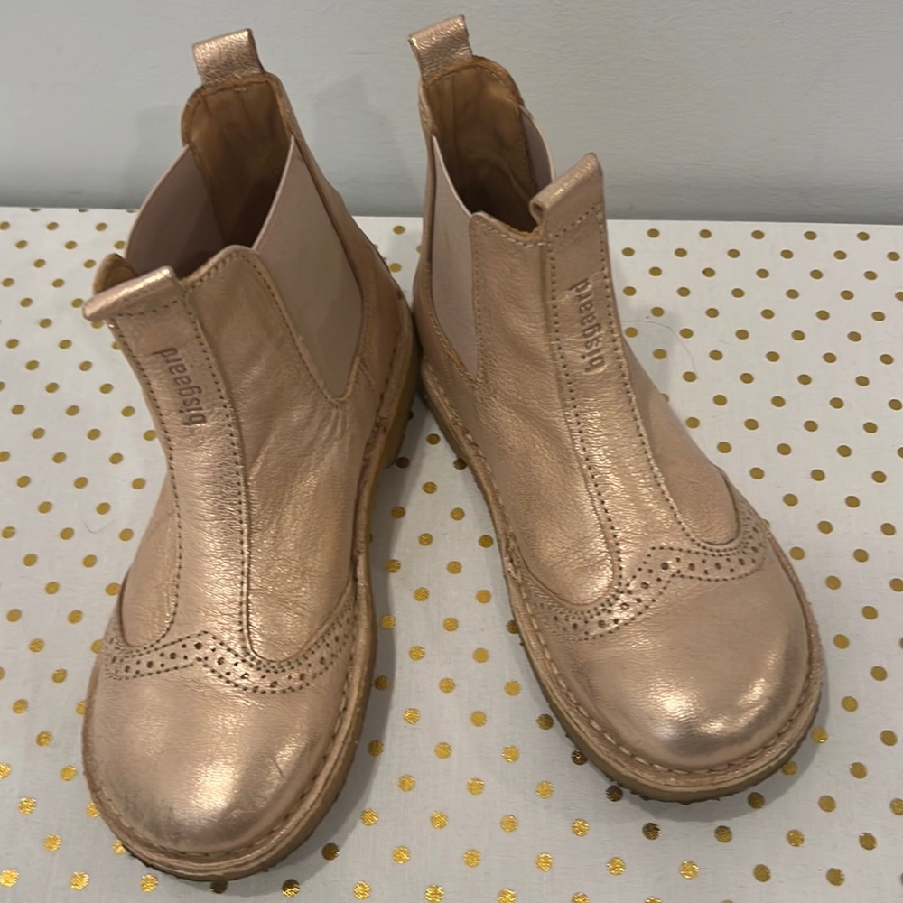 Bisgaard children’s rose gold boots